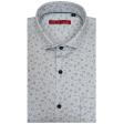 Print Blue Shirt : Slim