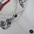 Print Black Shirt : Slim