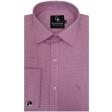 Self Design Mauve Shirt : Business