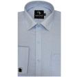 Self Design Blue Shirt : Business