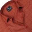 Checks Rust Shirt : Business