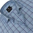 Checks Blue Shirt : Business