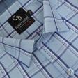Checks Blue Shirt : Business