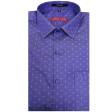 Self Design Mauve Shirt : Slim