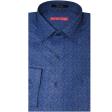 Print Blue Shirt : Slim