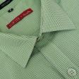 Checks Green Shirt : Slim
