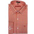 Checks Rust Shirt : Slim