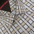 Checks Fawn Shirt : Slim