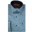 Print Green Shirt : Slim