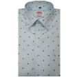 Print Blue Shirt : Ditto