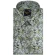 Print Green Shirt : Party