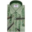 Handpainted Light Green Shirt : Ditto