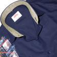 Handpainted Navy Blue Shirt : Ditto