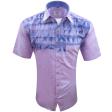 Handpainted Mauve Shirt : Ditto