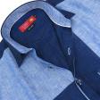 Combination Navy Blue Shirt : Ditto