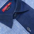 Combination Navy Blue Shirt : Ditto