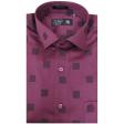 Checks Maroon Shirt : Business