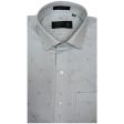Self Design Gray Shirt : Business