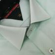 Self Design Aqua Blue Shirt : Slim