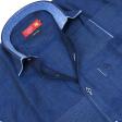Combination Navy Blue Shirt : Ditto