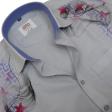 Handpainted Gray Shirt : Ditto