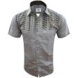 Handpainted Gray Shirt : Ditto