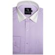 Self Design Mauve Shirt : Business
