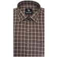 Checks Coffee Shirt : Business