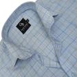 Checks Light Blue Shirt : Business