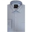 Self Design Light Blue Shirt : Business