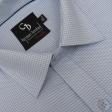 Self Design Light Blue Shirt : Business
