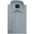 Self Design Light Green Shirt : Business