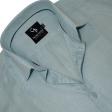 Self Design Light Green Shirt : Business