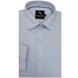 Self Design Light Blue Shirt : Business