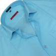 Self Design Green Shirt : Slim