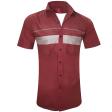 Combination Maroon Shirt : Party