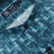 Print Blue Shirt : Party
