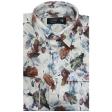 Print Brown Shirt : Ditto