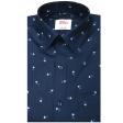 Print Blue Shirt : Ditto