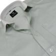 Stripes Light Green Shirt : Business