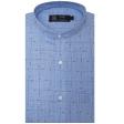 Print Blue Shirt : Party