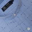 Print Blue Shirt : Party