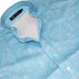Print Blue Shirt : Party