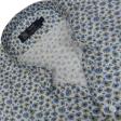 Print Blue Shirt : Party
