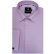 Self Design Mauve Shirt : Business