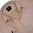 Self Design Peach Shirt : Business