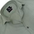 Self Design Green Shirt : Business