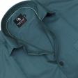 Plain Dark Green Shirt : Business