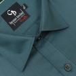 Plain Dark Green Shirt : Business
