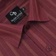 Stripes Maroon Shirt : Business